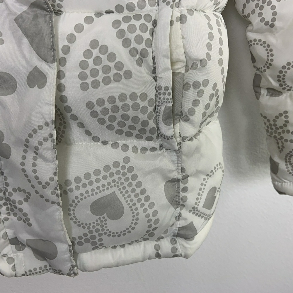 Old Navy Girl Winter Coat Hoodie Quilted Sz: M - Picture 4 of 8